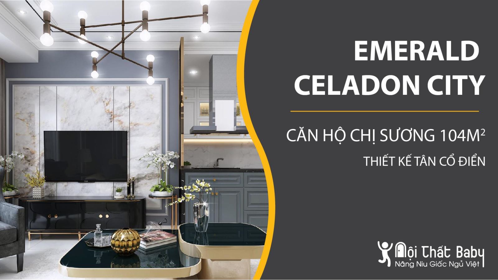 Tổng hợp các mẫu thiết kế nội thất Chung cư Emerald Celadon City